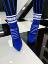 Crystal Sport Heels - Blue - SHOP SO REAL 
